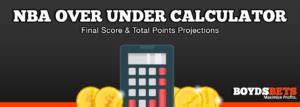 nba over under calculator|Game Score Calculator.
